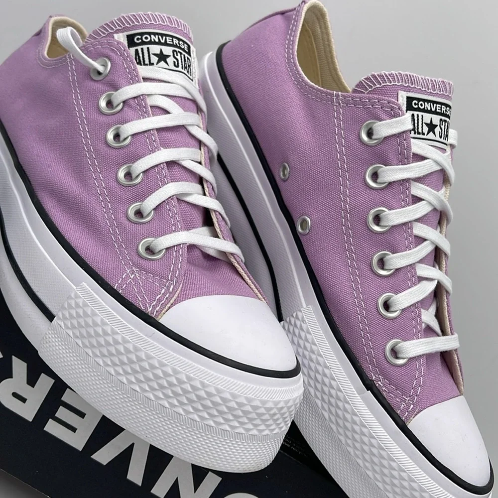 Converse WMNS A09394F CTAS LIFT OX CLASSIC AMETHYST/WHITE/BLACK Platforms Snkrs